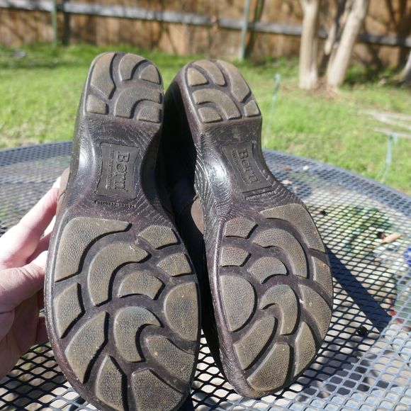 Born Shoes Toby II Slip On Clogs W61927 Brown Leather Closed Toe Womens 11 M - Picture 12 of 12